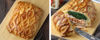 Sočno pecivo sa spanaćem i lososom