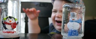 Napravite snežne teglice za decu