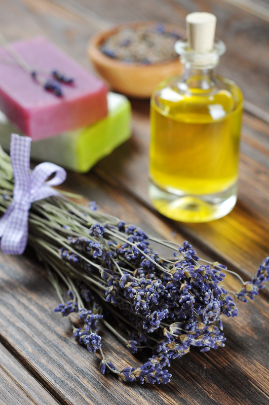 http://www.dreamstime.com/royalty-free-stock-image-lavender-flowers-essential-oil-herbal-soap-bunch-lavander-wooden-background-image32722656
