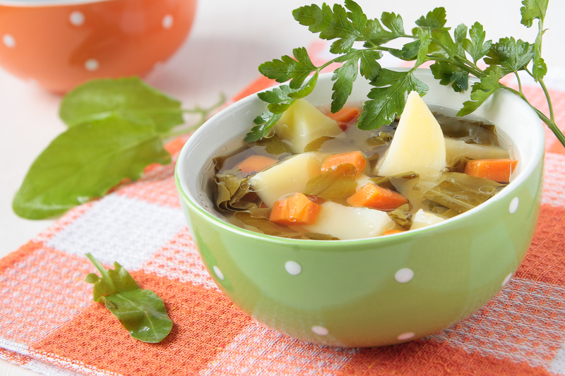 http://www.dreamstime.com/stock-images-soup-sorrel-potatoes-green-bowl-image31805154