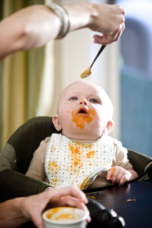 http://www.dreamstime.com/stock-images-hungry-baby-eating-solid-food-spoon-image11032124