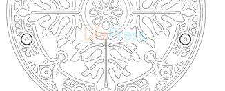 Odštampaj mandalu koja podseća na praznike!