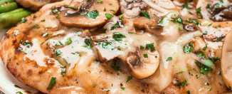 Piletina sa gljivama u umaku od vina