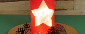 Napravite praznčnu lampu od plastične flaše