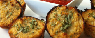 Pizza zalogaji od karfiola