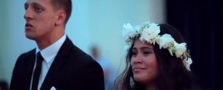 Polinezijski haka ples na venčanju