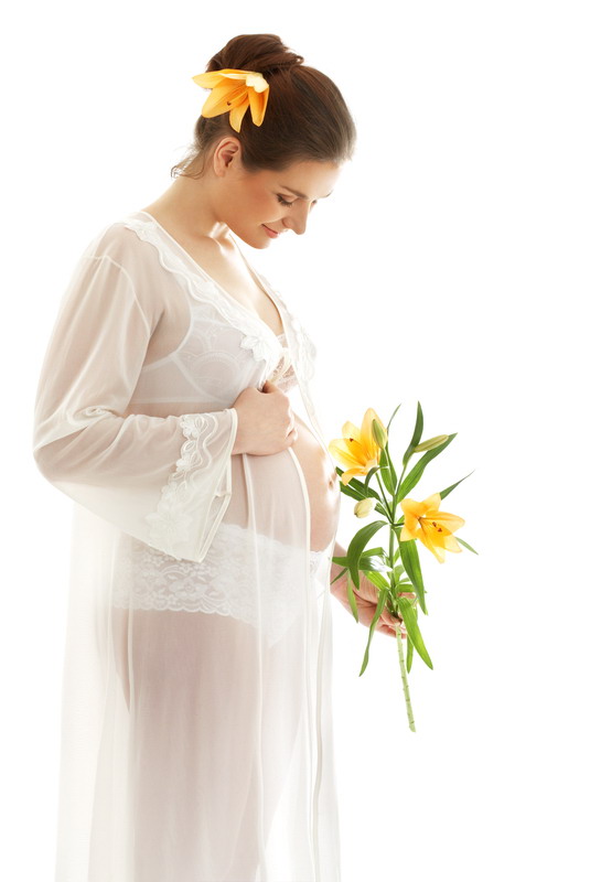trudnica i cvece