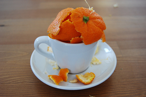 narandza kora u soljici