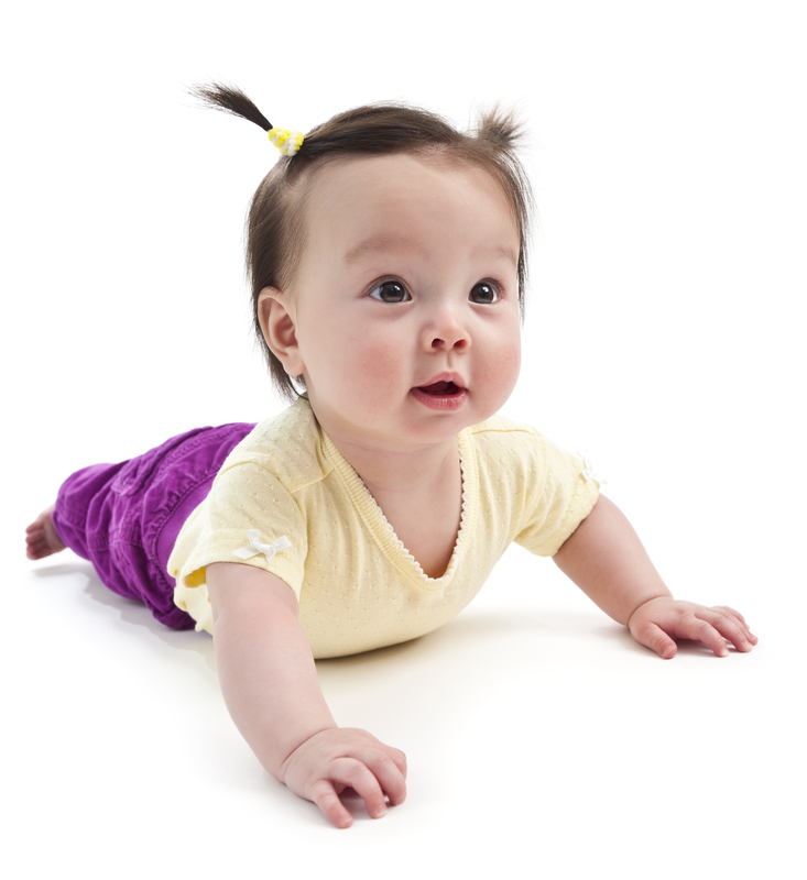 http://www.dreamstime.com/stock-photo-baby-girl-her-stomach-image18074760