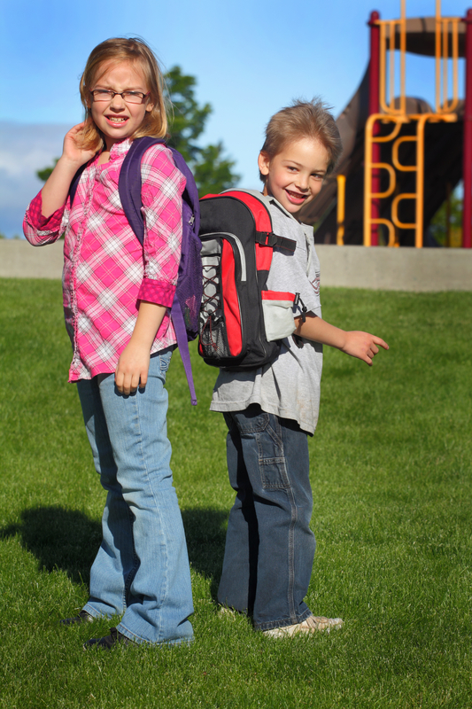 http://www.dreamstime.com/stock-image-two-morning-school-kids-early-shot-typical-elementary-backpacks-image31413041