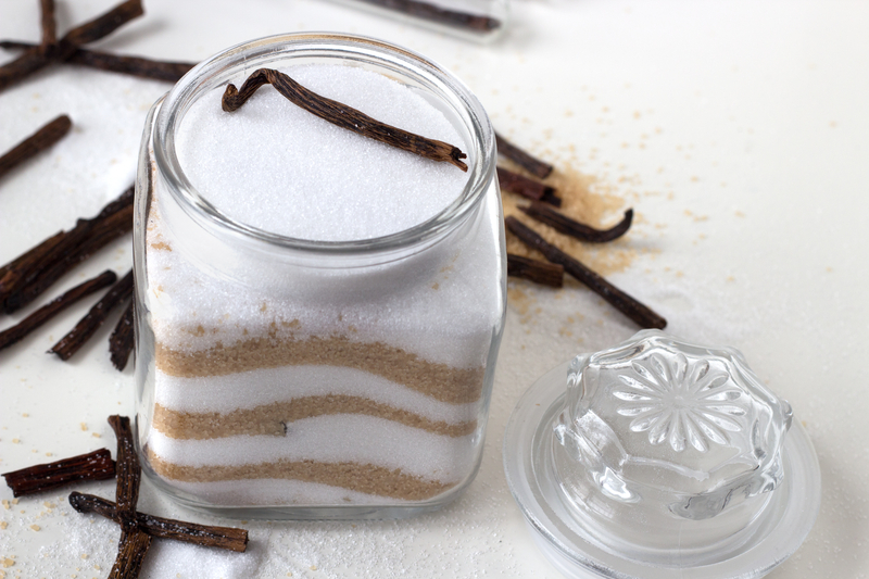 http://www.dreamstime.com/stock-photo-homemade-vanilla-white-brown-sugar-glass-jar-vanilla-sticks-image30239940